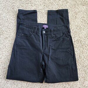 NYDJ Black Denim Ankle Jeans